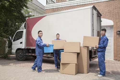 Local removals van ready for furniture transport and small moves