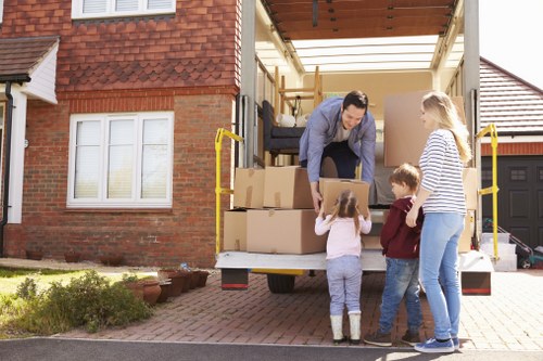 Experienced movers coordinating a relocation project