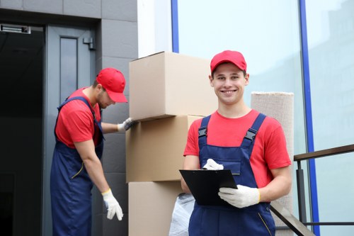 Removal team preparing a local house move in Removals