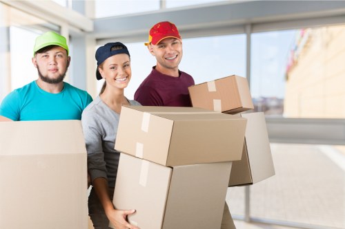Removal vehicle serving flats and houses in Removals