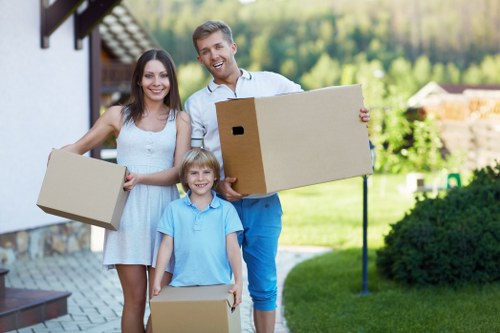 Commercial removals van service for office and business transport