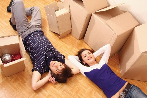 Commercial removals van used for office and business relocation