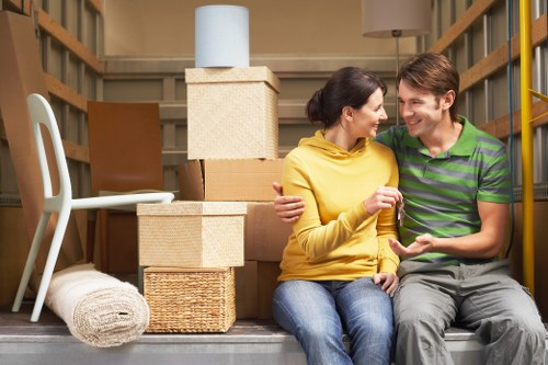 Professional local removals team planning access and parking in Removals